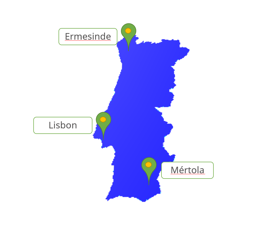 portugal map